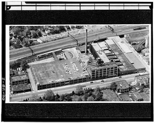 2. Copy of early 20th century photograph showing Euclid Avenue facade, looking