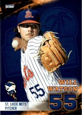 2025 Will Watson Choice Minor League Rookie Card MiLB St. Lucie Mets. rookie card picture