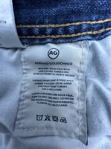 AG Adriano Goldschmied The Matchbox Slim Straight Jeans Size 30x34 - Picture 12 of 17