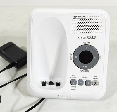 VTech CS6124 Phone Base Charger Caller ID Digital Answering Machine