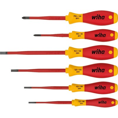 WIHA -Schraubendreher Set Softfinish Electric Slimfix