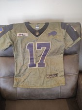 Buffalo Bills Josh Allen Salute To Service Jersey Youth Large NFL Never Worn