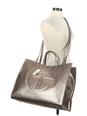 LARGE Telfar Shopping Bag METALLIC BRONZE TF-012-BZ-L NWT FAST SHIPPING