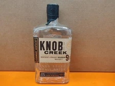 ⭐⭐⭐⭐⭐Empty 750mL Knob Creek 9 Year Bourbon Whiskey Glass Bottle for Crafts/Decor
