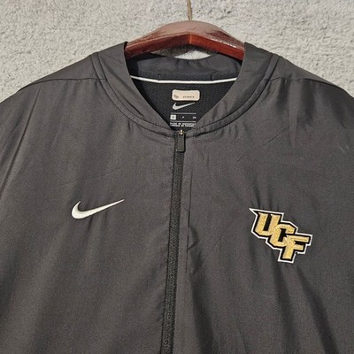 Nike UCF Knights Team Issue Lockdown Jacket Men's Small Black 1/4 Zip 908417
