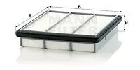 Mann-Filter Filtro Aria C 25 020 - Immagine 2