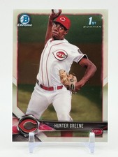 2018 Bowman Chrome HUNTER GREENE 1st Chrome Prospect #BCP48 Reds