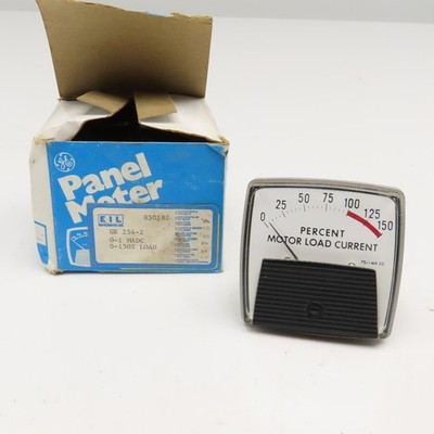 General Electric 841761 GE 254-2 Percent Motor Load Current Panel Meter 0-150%