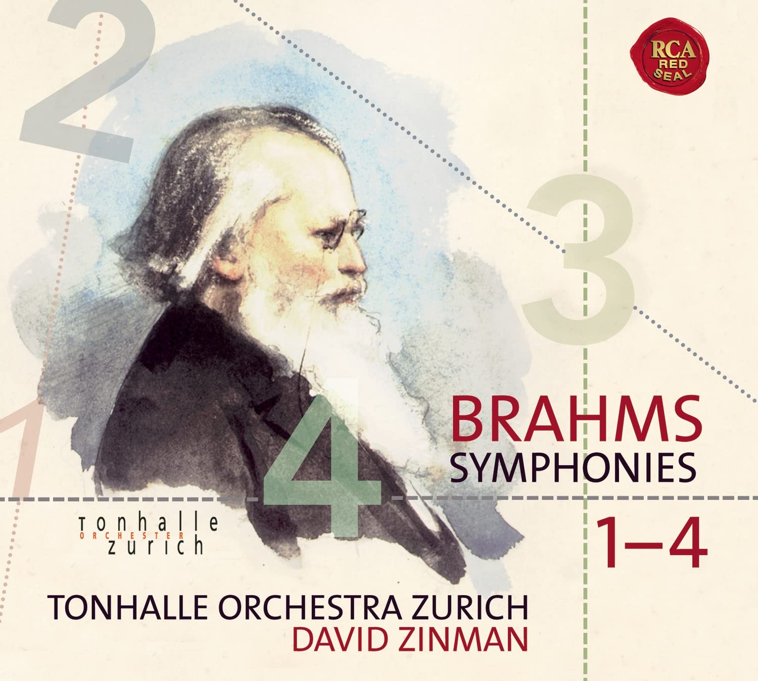 David Zinman Brahms: Symphonies No.1-No.4  From Japan 3 CD 16tracks Music