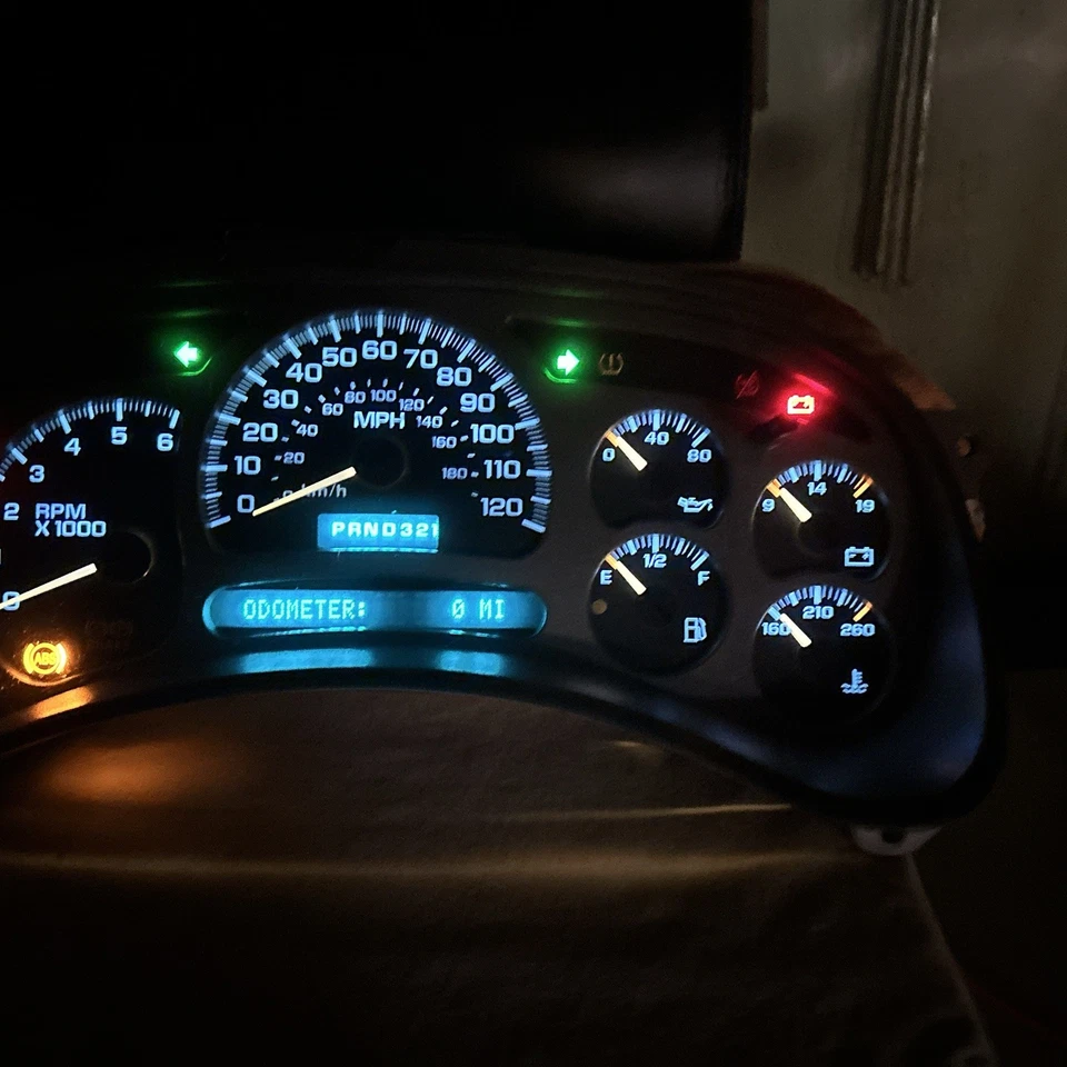 🚘✅ 2003 - 2006 Sierra Yukon Denali приборной панели приборной панели программирования - Изображение 4 из 4