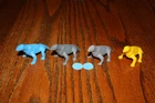 Lot of 4 Vintage MPC Moschops's Dinosaurs or Monsters - Marx, Winneco