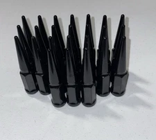 1/2-20 Black Lug Nuts 24pcs thumbnail 1