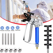 3600PSI Airless Paint Spray Gun 517 Spray Tip & Nozzle Guard for Sprayers USA