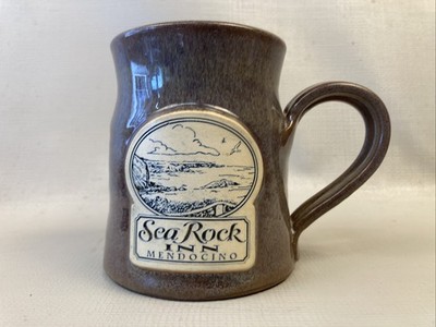 Deneen Pottery Sea Rock Inn Mendocino California Beach Ocean Coffee/ Tea Cup New