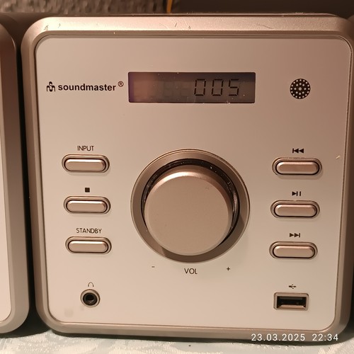 Soundmaster CD+Radio + USB-Eingang. Modell MCD360TI - Bild 5 von 13