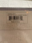 KIG Trellis Fleur De Lis 7” Dessert Plate Clear Excellent Condition Set Of 4 — photo 5