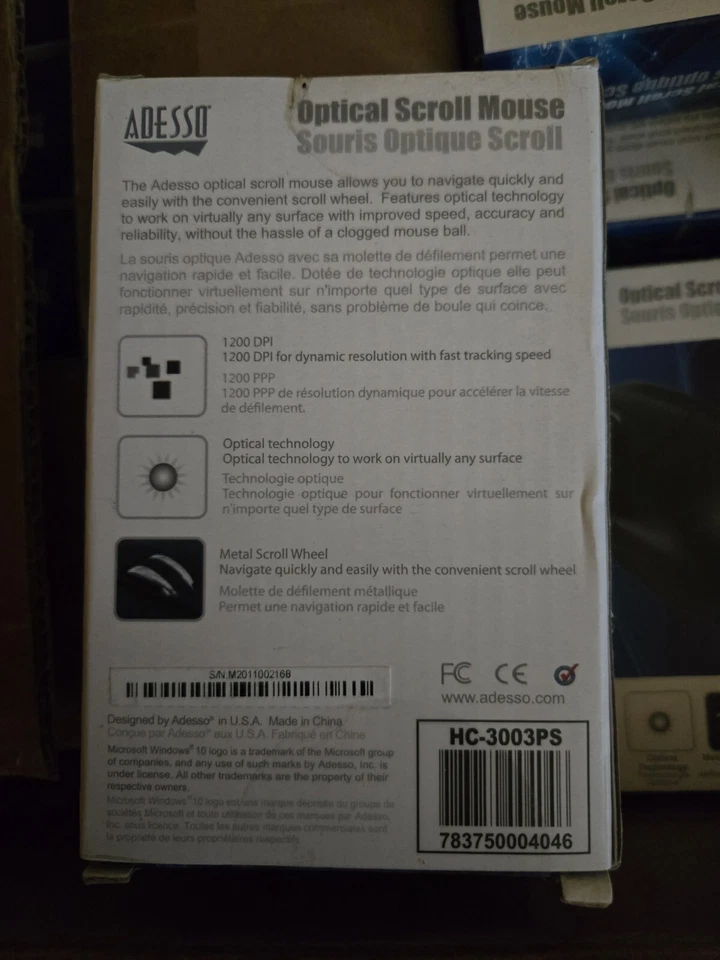 Adesso HC3003PS Optical Mouse - Image 4 of 4