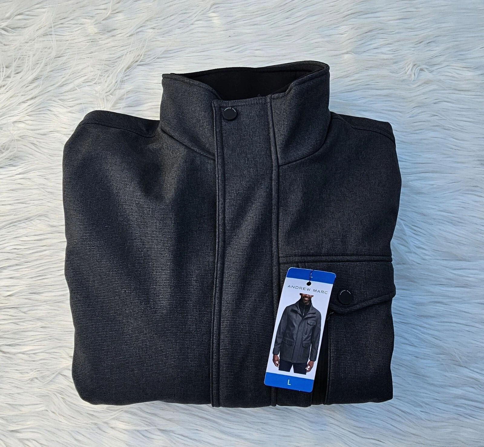 Andrew Marc Men's Textured Jacket Size Large