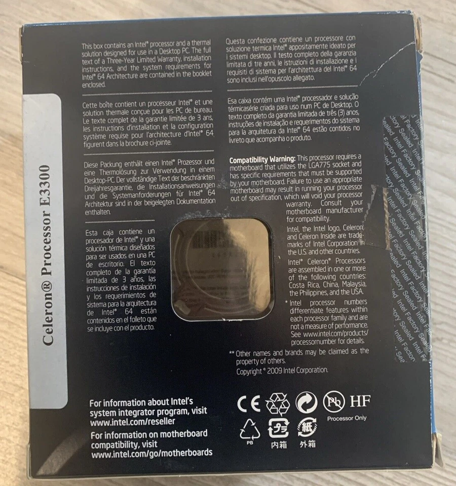 Intel Celeron (E3300) Desktop Processor - Image 4 of 4