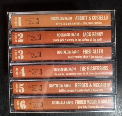 OLD TIME RADIO - NOSTALGIA RADIO (VOL 1 & VOL 2) 12 CASSETTES 2 SETS NEW SEALED - Picture 7 of 8