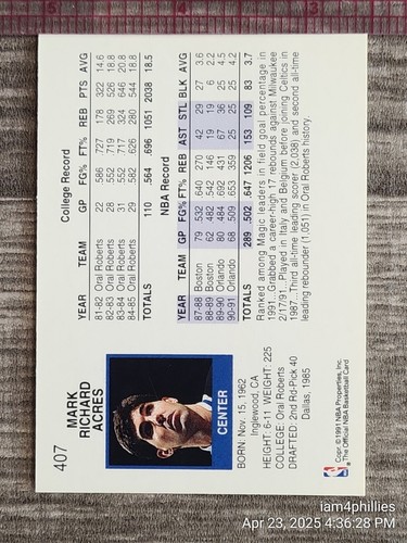 1991 NBA Hoops Series 2 Cards Complete Your Set #'s 331 -460 YOU PICK - Picture 154 of 260