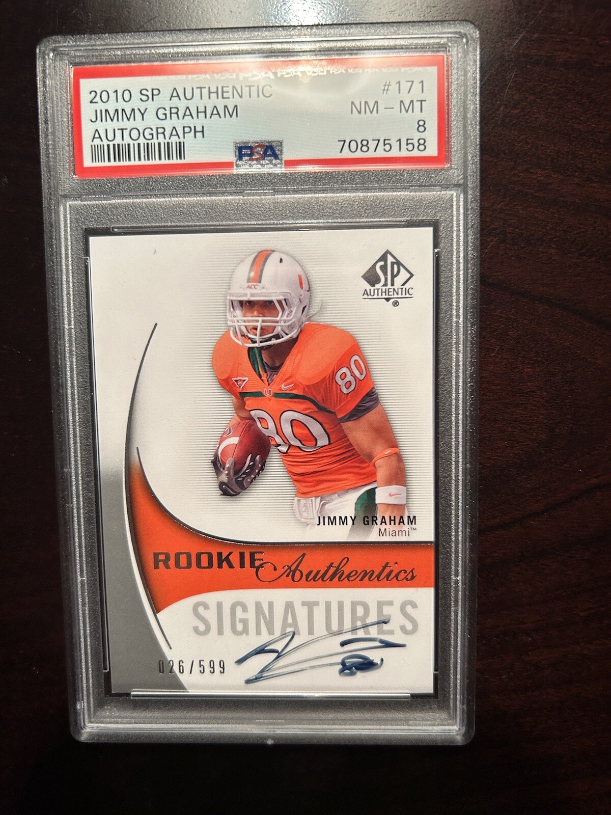 Jimmy Graham SP Authentic #171 Autograph