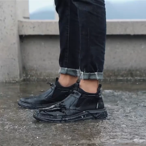 Steel Toe Work Boots Mens Hiking Boots Safety Shoes Botas De Trabajo Para Hombre - Video 1 of 1