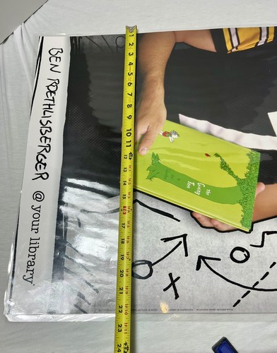 Seltenes Ben Roethlisberger QB Amerikas Bibliotheken "LESEN" Poster 2006 laminiert - Bild 4 von 6