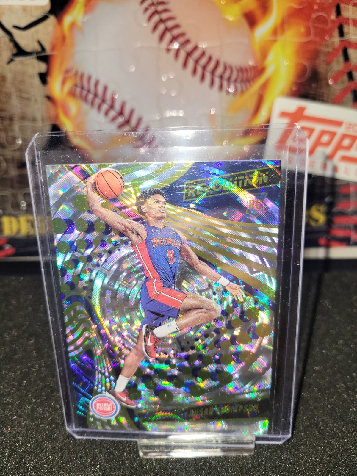 Ausar Thompson RC 2023-24 Revolution Rookie Fractal #117 Detroit