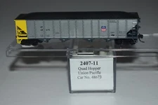N Scale Trainworx 2407 Union Pacific Quad Bay Hopper 48673 C50059