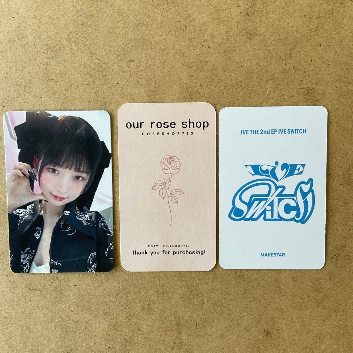 IVE I've Switch 2nd EP Album Makestar Video Call Lucky Draw LD