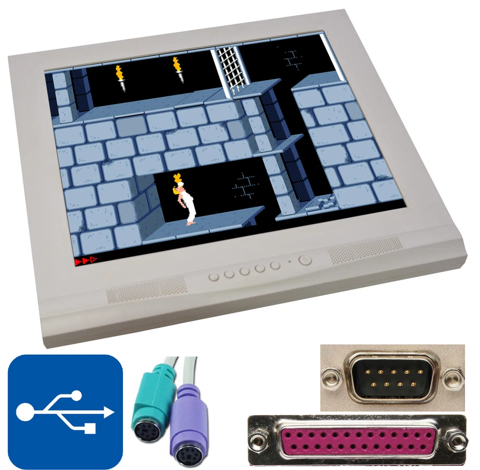 PC Para Ms-dos Win 95 98 NT 2000 Con Integr. TFT 1000MHz CPU 40GB HDD 12 Voltios - Imagen 4 de 4