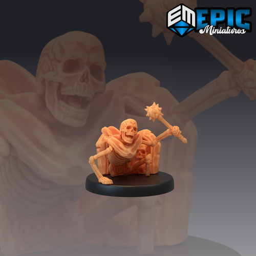 Scheletri - Dungeons and Dragons Miniatures,D&D, Epic Miniatures,Fantasy,Teschi - Foto 5 di 9