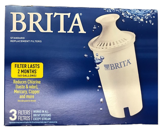 Brita Standard Replacement Filter 3 Pack New eBay