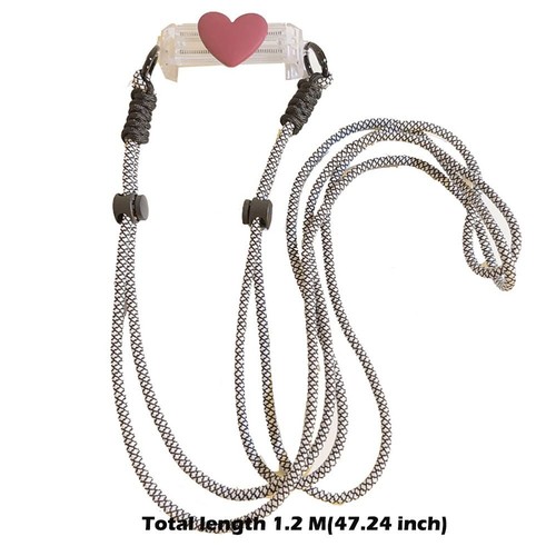 Plastic Rope Buckle Mobile Phone Lanyard Little Love Neck Hanging Cord - Zdjęcie 2 z 12