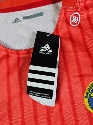 Camiseta Adidas Munster Rugby L Roja 19/20 Nueva con Etiquetas Banco de Irlanda Para Hombre Nueva Camisa - Imagen 4 de 15