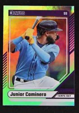 2024 Donruss Base Holo #40 Junior Caminero  - Tampa Bay Rays