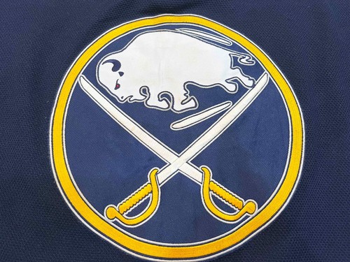 Reebok Premier Buffalo Sabres VANEK #26 NHL Hockey Jersey XL Navy Blue Sewn - Picture 2 of 12