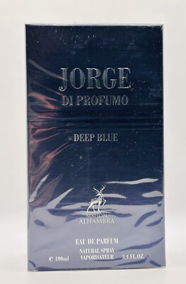 Jorge Di Profumo Deep Blue Eau de Parfum by Maison Alhambra 3.4 oz