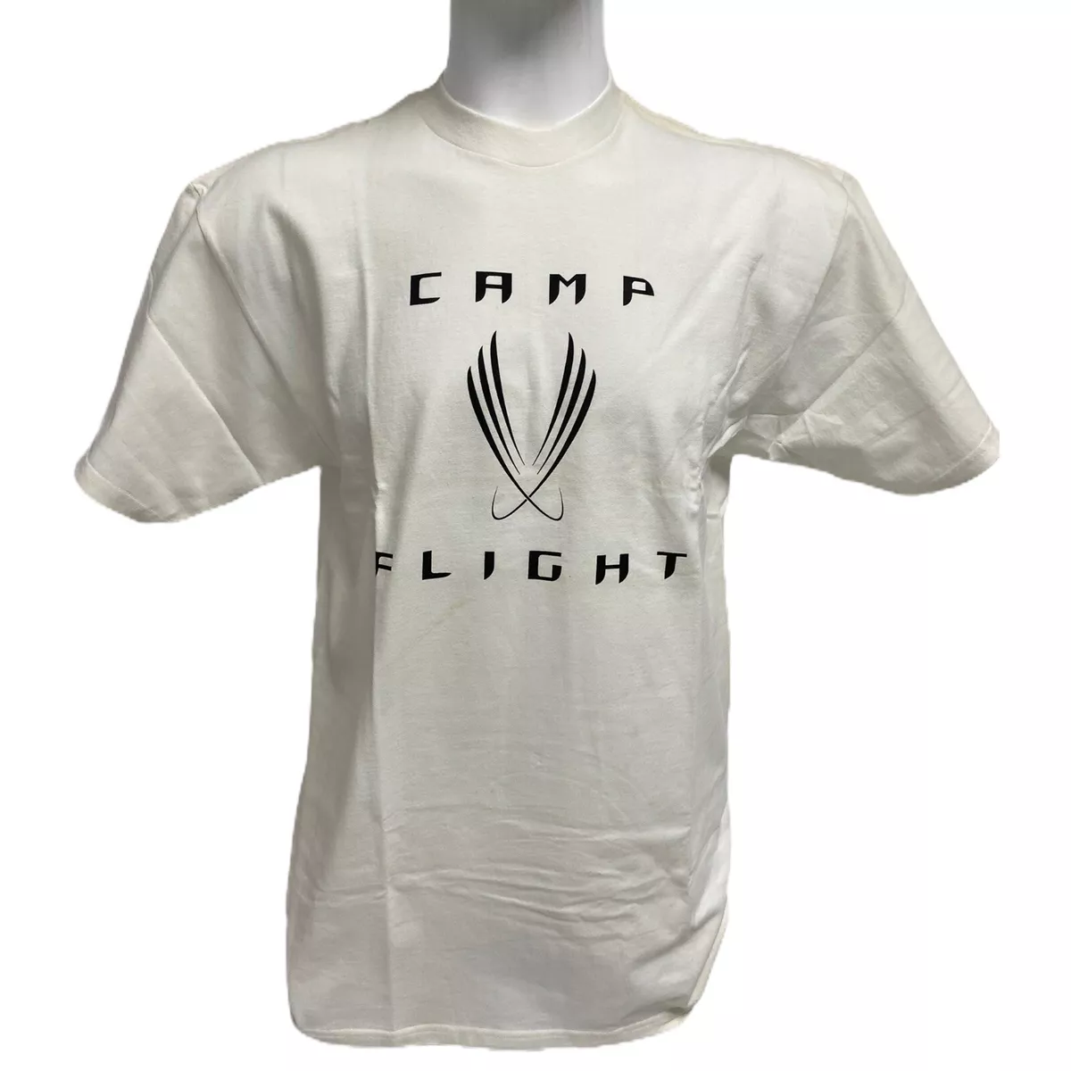 Vintage 90's Nike Men's T-shirt Camp Flight More Alley Less Oops Size L