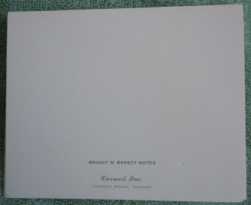 Tarjetas de papelería vintage papelería actual Linda K Powell arte brillante 'N' Breezy 7 unidades - Imagen 9 de 12