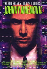 Johnny Mnemonic (1995) Video Poster, Original, SS, Unused, NM, Rolled