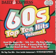 60s Top Ten Hits - Part 1 of 2 / Newspaper CD