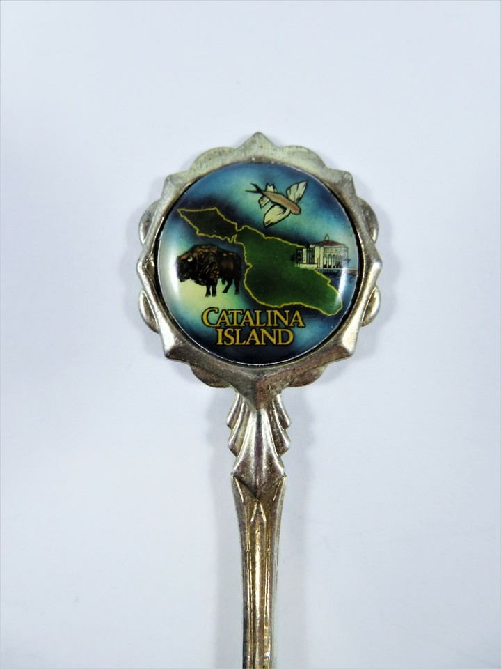 Vintage Caprice Souvenir Spoon Catalina Island Emblem Perfection Silver