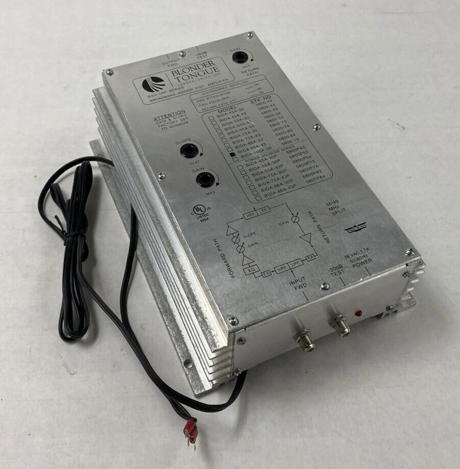 Blonder Tongue BIDA-ARP Series BIDA 86A-43 For Parts or Repair - Image 2 of 4