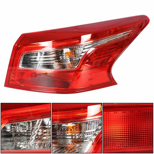 Luces traseras exteriores traseras para freno Nissan Sentra 2016-2018 luz trasera derecha/pasajero - Imagen 8 de 12