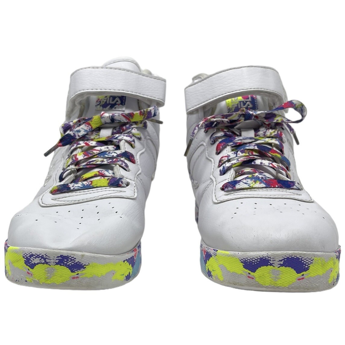 Fila Vulc 13 Paintball Splatter High Top Sneakers Women's