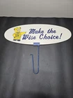 Vintage Style Wise Owl Potato Chips " Make The Wise Choice " Not Metal