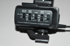 Sony Dual Shotgun Mic Holder /XLR HVR A1 Adapter with Hot Shoe Cable RARE 1E