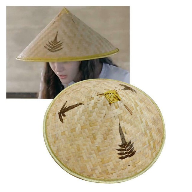 Chinese Oriental Vietnamese Straw Bamboo Sun Hat Farmer Fishing Hat for